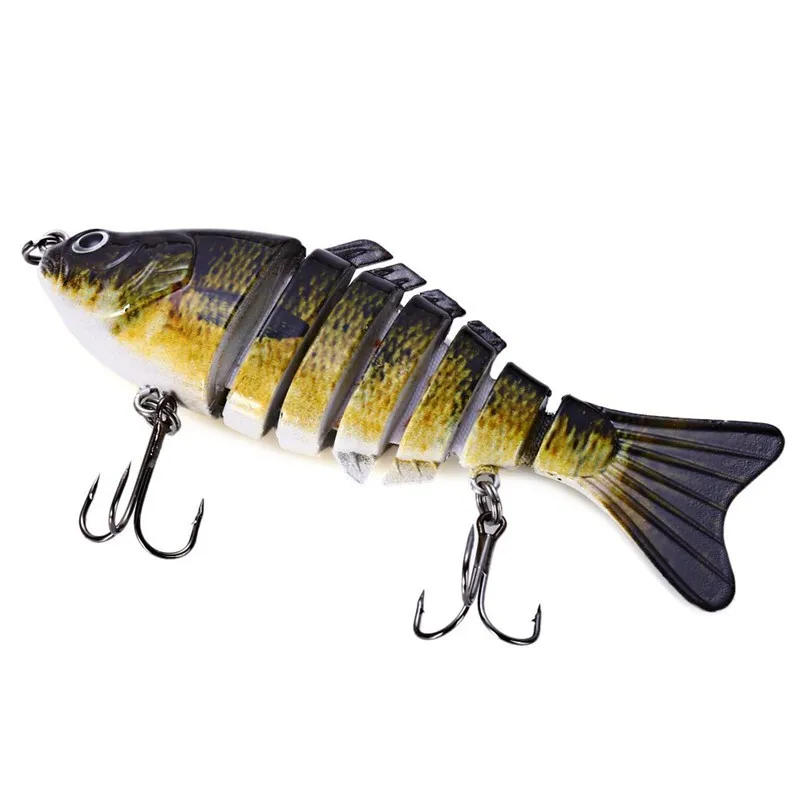  7 Segment 10cm 15.27g 3D Hard Plastic Swim Bait Fishing Lures Crank Bait Wobbler Sinking Fishing Lu