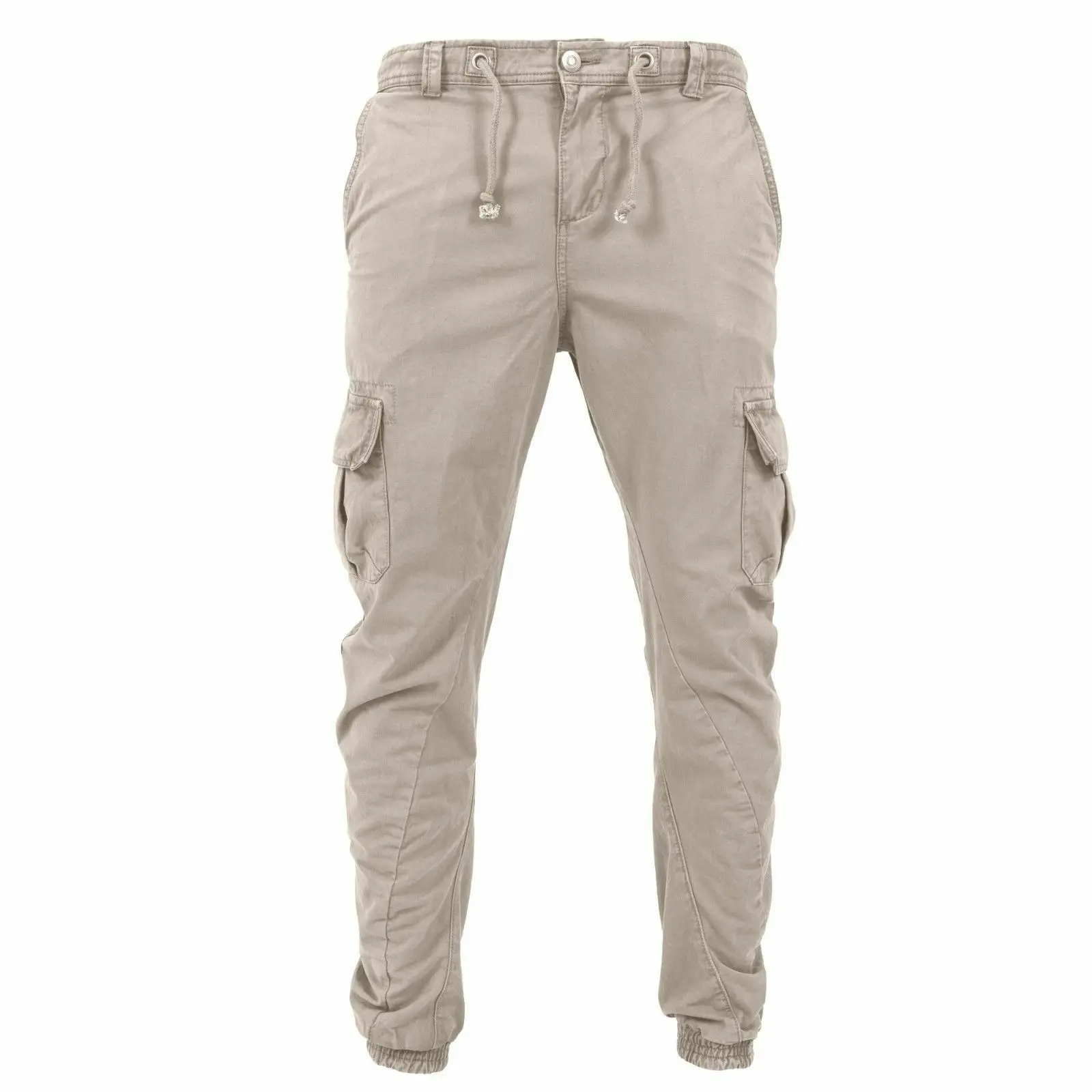 Мужские брюки карго, военные рабочие брюки, новинка, модные Чино хлопковые брюки, рабочая одежда, размер 30-44 - Цвет: Хаки