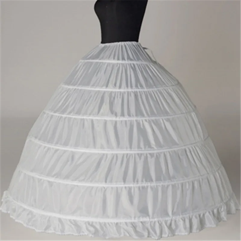 Кружевная кромка, 6 колец, свадебная Нижняя юбка для бального платья, свадебное платье, диаметр 110 см, нижнее белье, кринолин, свадебные аксессуары