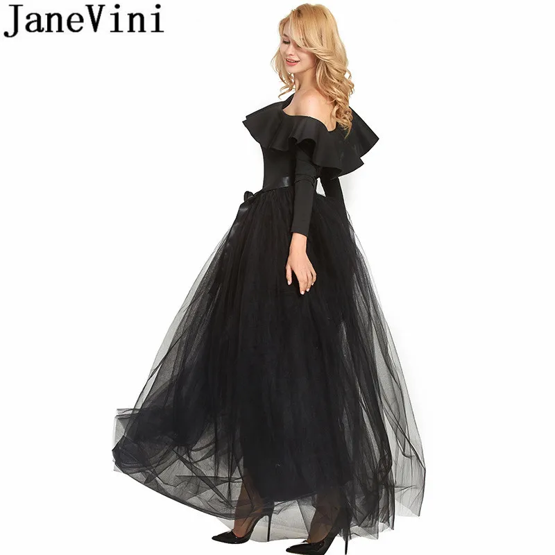 JaneVini Свадебная юбка из тюля с рюшами, длинная юбка, белые, черные, свадебные Нижние юбки для свадебных платьев, под платье, jupon sous robe