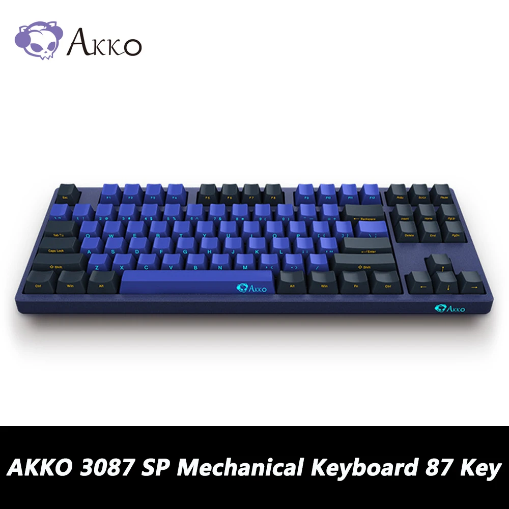 Игровая механическая клавиатура AKKO 3087 SP Horizon Skyline 87 Key Cherry MX Switch 85% PBT TYPE-C USB креативная боковая буква