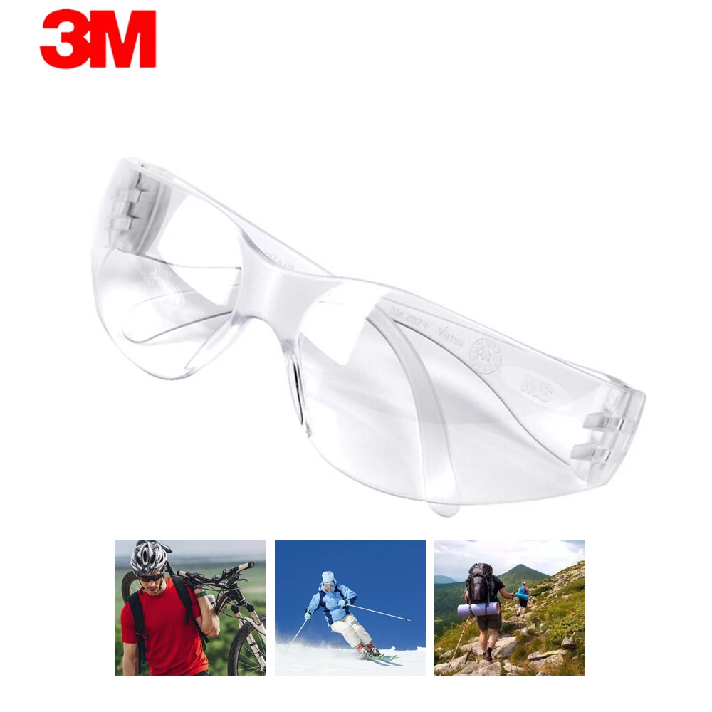 3M 10436 защитные очки анти-шок PC линзы очки анти-брызг анти-УФ ветрозащитный езда Защитные очки рабочие очки