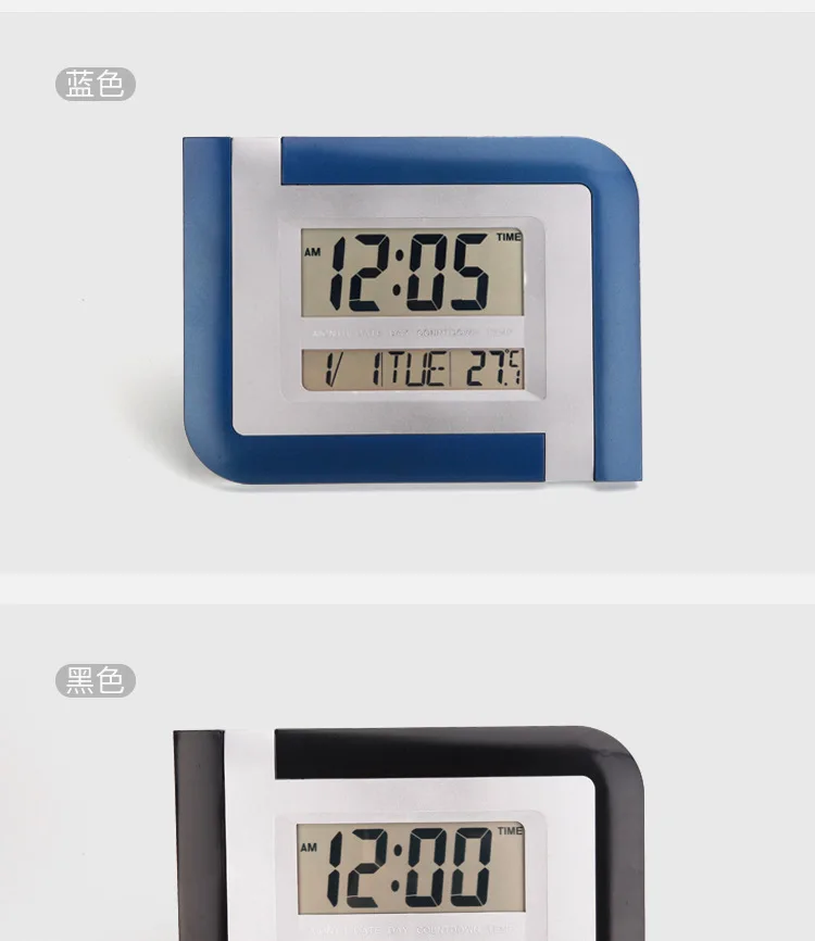 Manufacturers Direct Selling Mute Electronic Clock Creative Modern Living Room Household Products Temperature Display