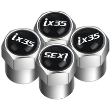 Tire-Valve-Stem-Caps Bike I30 Solaris Hyundai Ix35 Motorcycle for Auto 4PCS Hex Car-Styling