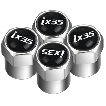 

4PCS Aluminum Hex Tire Valve Stem Caps for Auto Bike Motorcycle Hexagon Valve Covers for hyundai ix35 Solaris I30 Car-styling