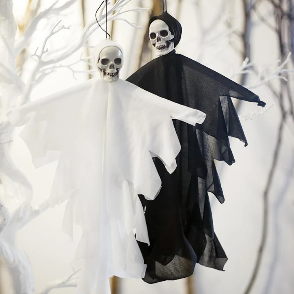 Хэллоуин Череп висит призрак кулон Мини череп голова забавные вечерние