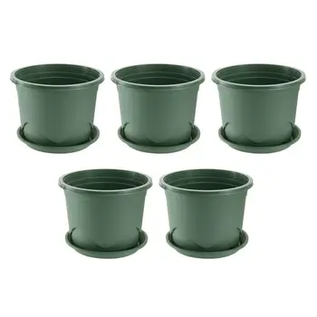 

5pcs Succulent Plants Pots Durable Sturdy Premium Exquisite Plants Pots Small Plant Pots Flower Pots Herb Planter For Home