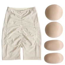 Женское корректирующее белье, шорты для контроля живота, подтягивающие ягодицы, мягкие, на бедрах, поддельные трусики для задницы, тонкое нижнее белье с высокой талией, Enchancer