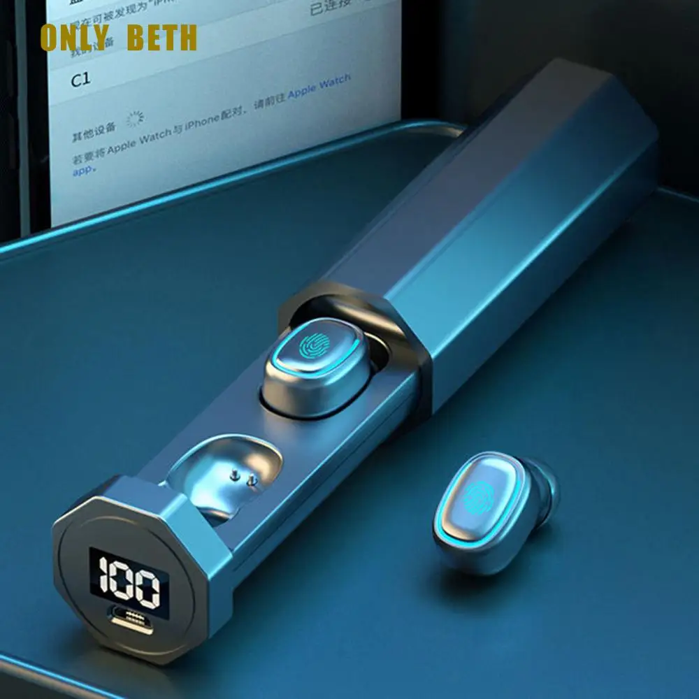 Новинка TWS бинауральные беспроводные Bluetooth наушники 5 0 мини стерео спортивные
