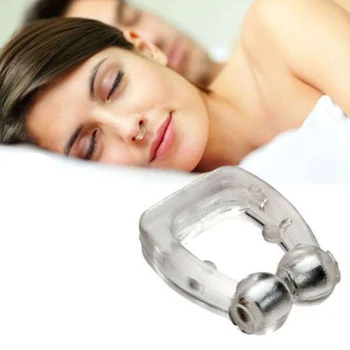 

1 Pcs Portable Silicone Snoring Nose Clip Sleeper Mini Snoring Device Snoring Device Help Quiet Sleep Snoring Device Opp Bag