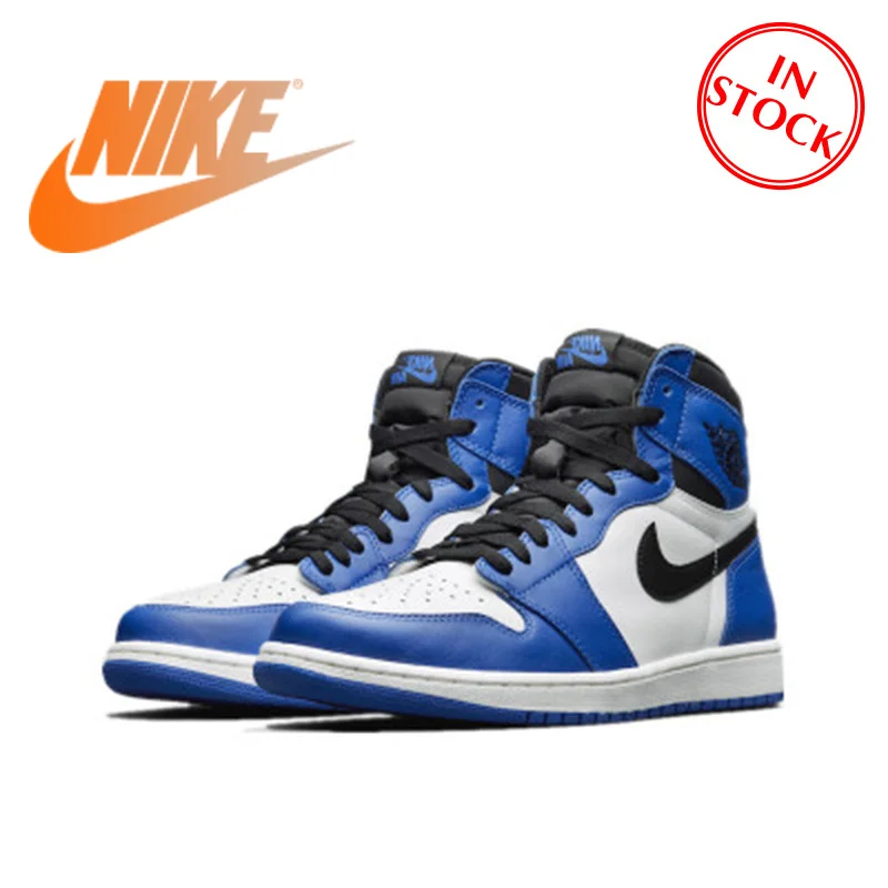 Оригинальный Nike Оригинальные кроссовки Air Jordan 1 ретро высокой ОГ AJ1 Для мужчин Мужская баскетбольная обувь удобная спортивная обувь Тренд