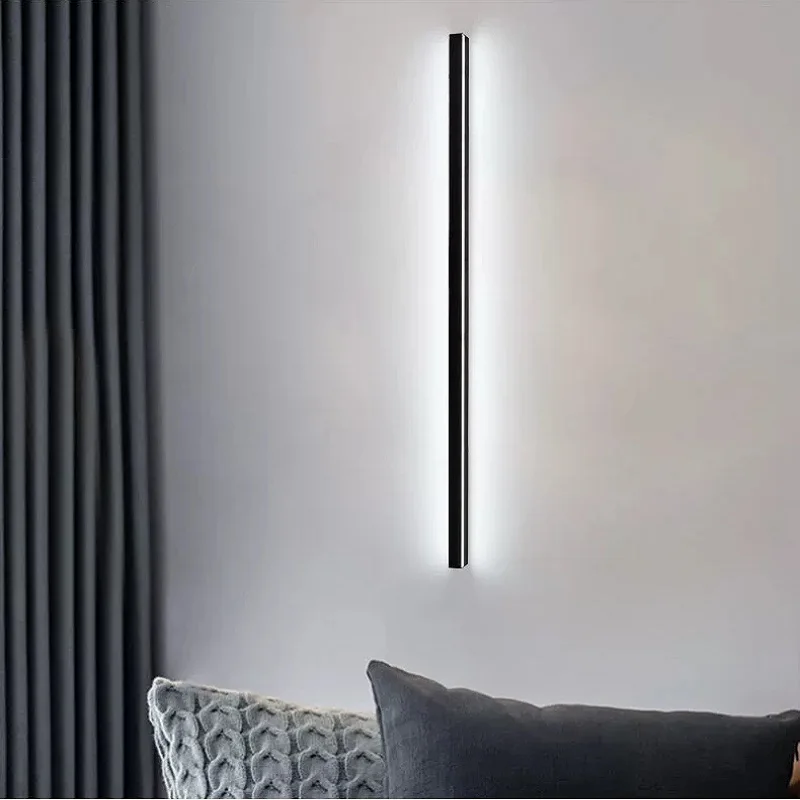 The colourful long wall lamp contemporary and contracted style of northern Europe led the head a bed interior decor | Лампы и
