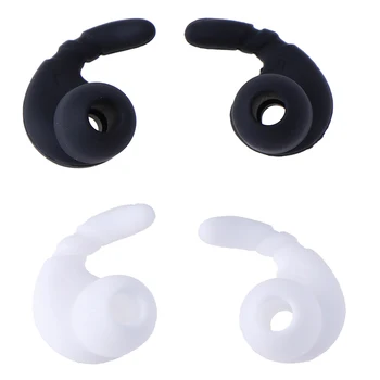 

1 Pair Earbuds Cover In-Ear Tips Soft Silicone Skin Ear Hook Durable Earpiece Accessories for Sports Bluetooth Headset
