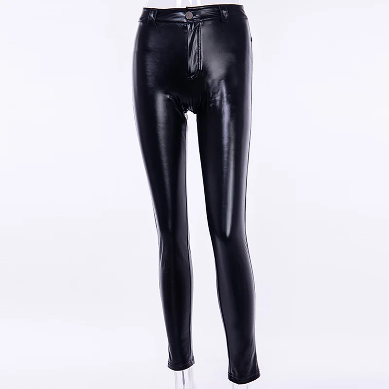 Sexy Back Zipper Black Slim Pants 2022 Autumn Winter Women Fashion High Waist Skinny Pencil Pant Female Streetwear Trousers