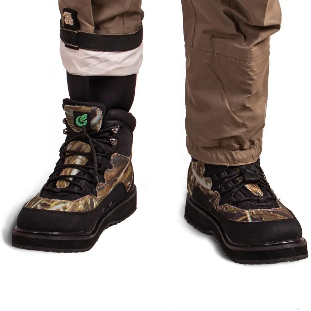 Water Shoes Aqua Shoes Diving Shoes Men&rsquo;s Fishing Wading Breathable Boots Felt or Rubber Sole
