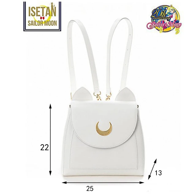 Limited Sailor Moon Luna Backpack Bag Cute Cat Cross Body Shoulder Bags Girls Bookbag Cosplay Schoolbag 4