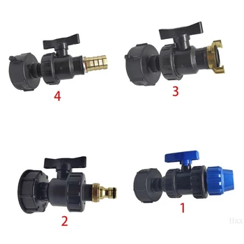 

New 2" IBC TANK S60X6 fittings/adapter/water connector kit to barbed hose outlet