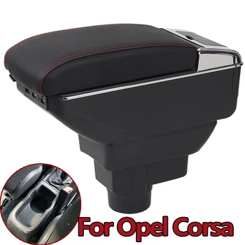 

For Opel Corsa Armrest Box Opel Corsa D Universal Car Central Armrest Storage Box Cup Holder Ashtray Modification Accessories