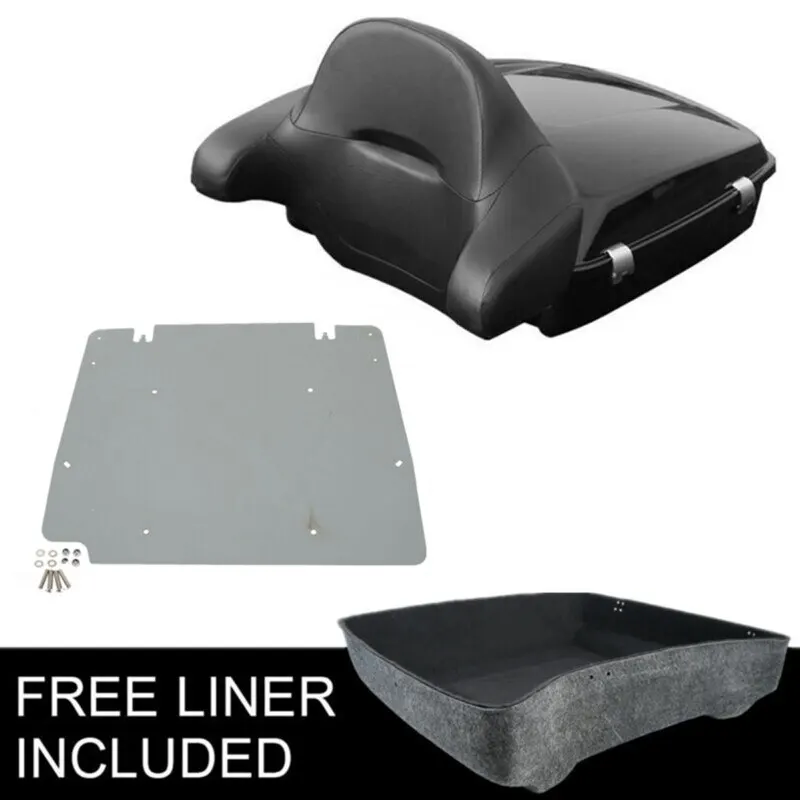 Motorcycle Chopped Pack Trunk Backrest For Harley Tour pak Touring Road King CVO Electra Street Glide FLHR FLHX FLTRX 2014-