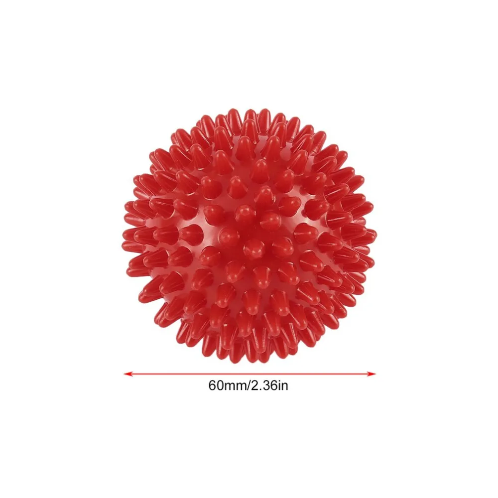 Прочный Массажный мяч из ПВХ с шипами для занятий спортом и фитнесом, облегчающий боль в ногах, мячик для лечения тела,, Прямая поставка
