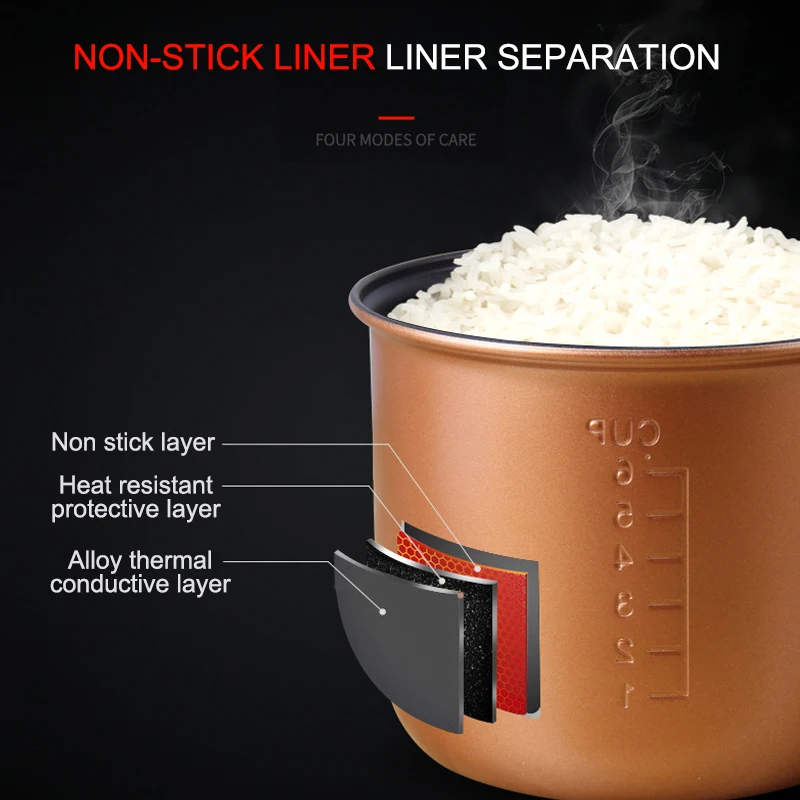 12V 24V Mini Car Rice Cooker 1.6L  car trucks electric soup porridge cooking machine food steamer warmer fast heating lunch box 3