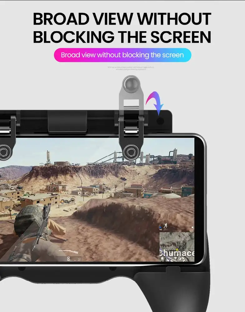  BEESCLOVER Game Grip L1RL Trigger Button Fire Key for FPS Pubg Mobile Phone iPhone Android IOS