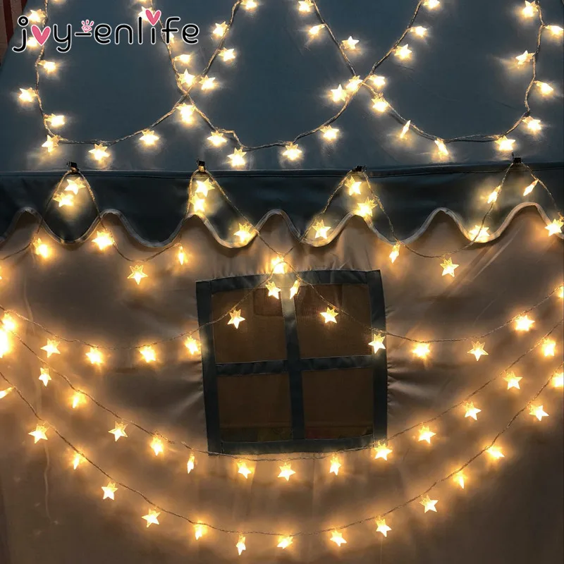

20pcs 3M Merry Christmas Star Led Light String Gift Light Garlands Christmas Decoration For Home Lamps Party New Year Decoration