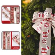 

Wear Resistant Imitation Linen Packing Webbing Xmas Tree Decor for Party