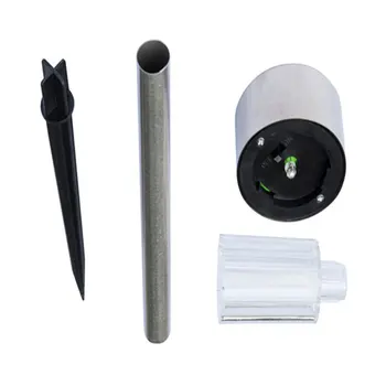 

ICOCO 1pc Solar Powered Stainless Steel Case Outdoor IP65 Waterproof IP65 LED Plug Lawn Lamp Landscape Light Path Light