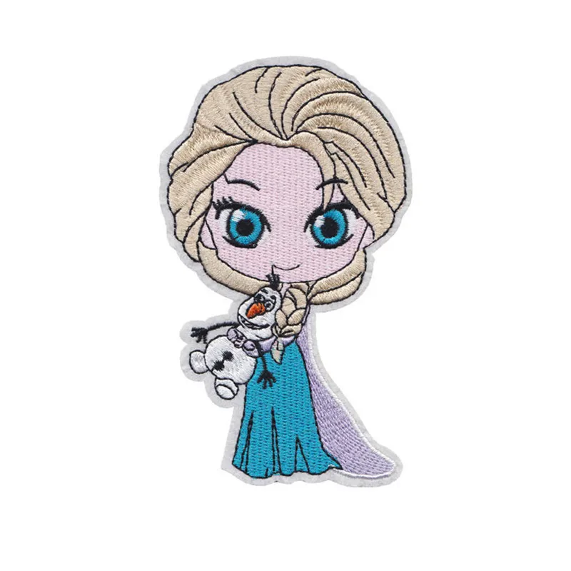 Нашивки Disney Холодное сердце Эльза и Анна Мультяшные нашивки для одежды