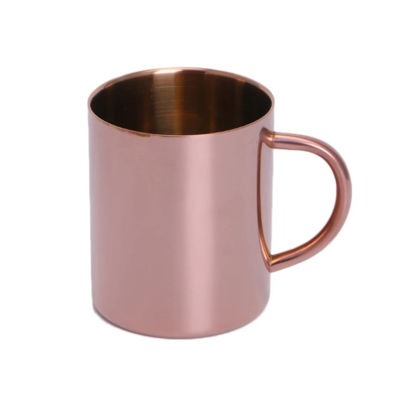 Золото/Латунь никелированная Нержавеющая сталь кружка с двойной стенкой чашка для вина& термос для кофе Кубок