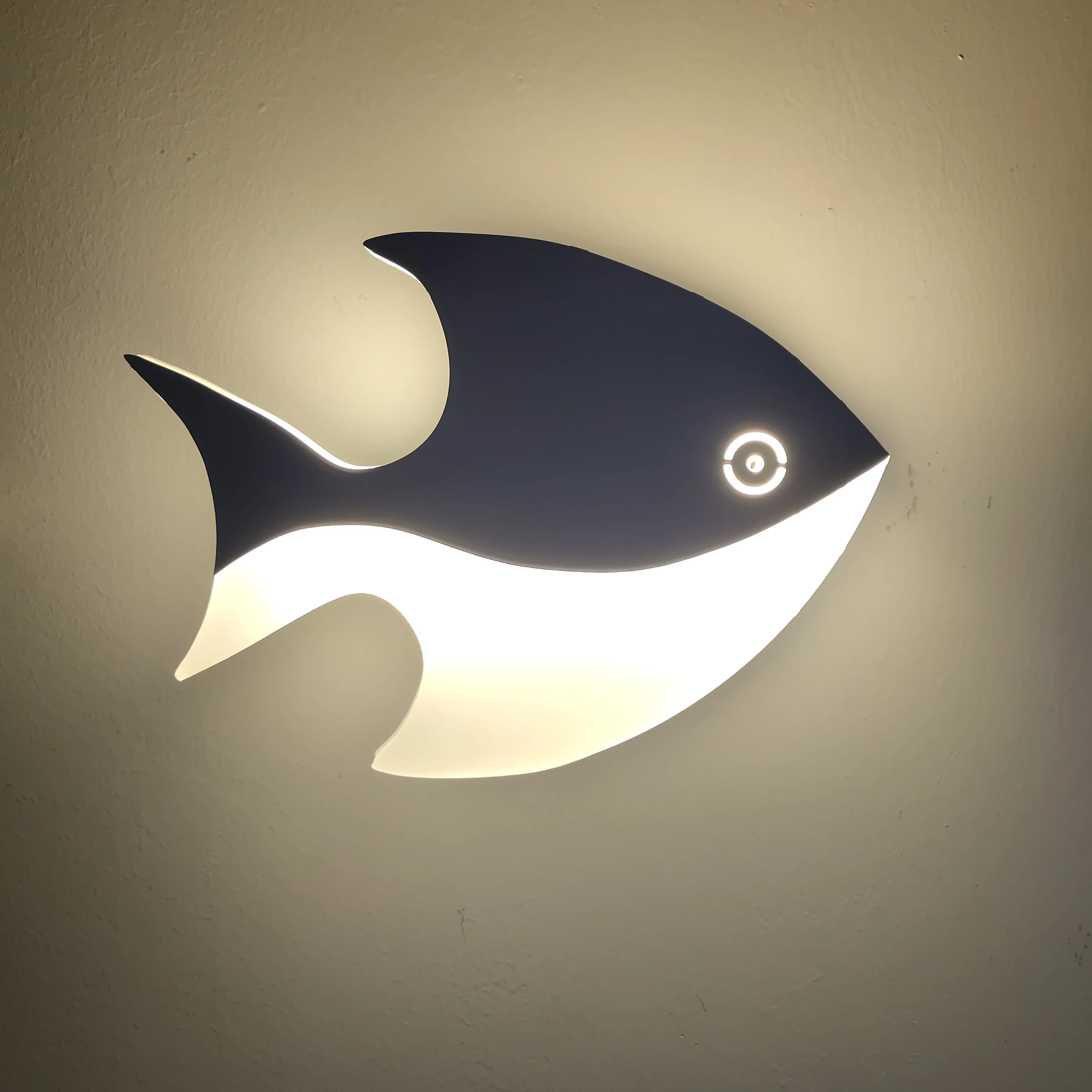 Modern-LED-Creative-Acrylic-fish-shape-Wall-Lamps-Indoor-Decor-Bedside ...