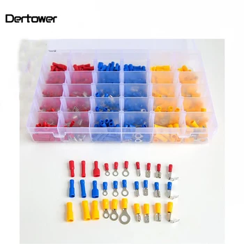 

720pcs electrical crimping terminal crimp connector boxed connection kit Insulated able terminal combination various