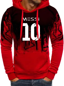 

Messi Men Gradient Hoodie Men Messi 10 Print Sportwear Men Hoodies Sweatshirts Coat Slim Fit Hoody Harajuku Hooded Tracksuit z