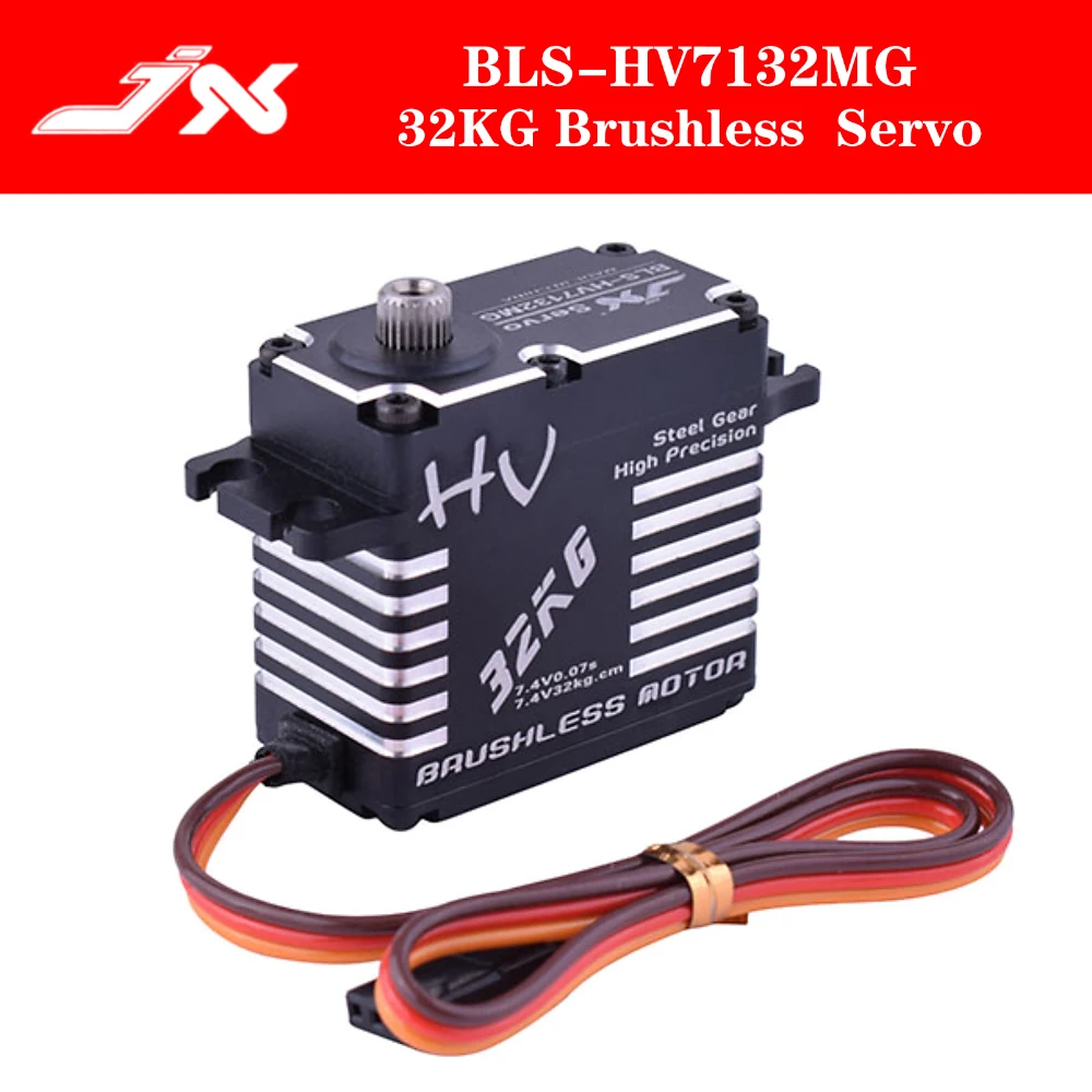 Servo JX BLS-HV7132MG 32.5kg Brushless CNC Acier pour Drone RC