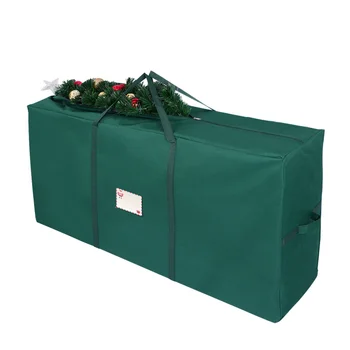 

UNOMOR Oxford Christmas Tree Storage Bag for Organizing Clothes Shoes Quilt Gifts (Green)
