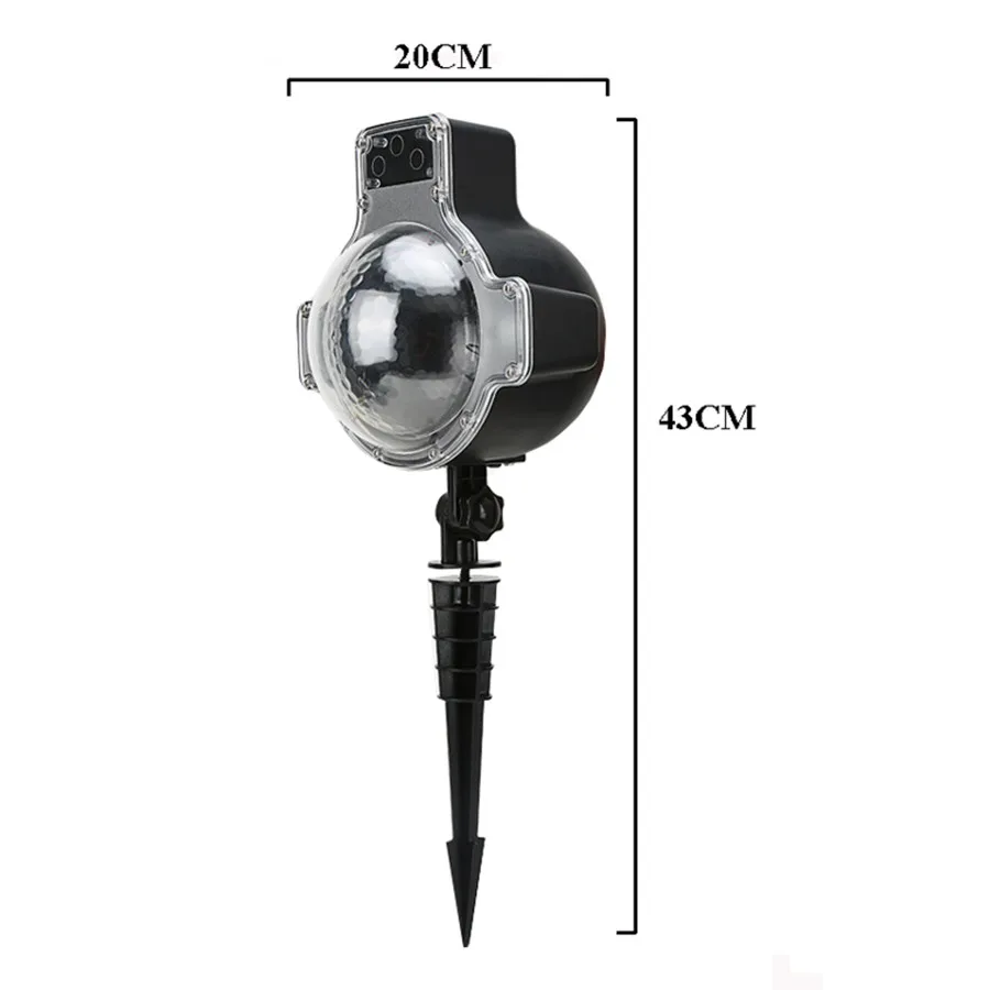 Thrisdar, водонепроницаемый, для снега, Рождественский лазерный проектор, светильник, для улицы, для праздника, вечеринки, Рождественский проектор, лампа, пейзаж, лужайка, точечный светильник