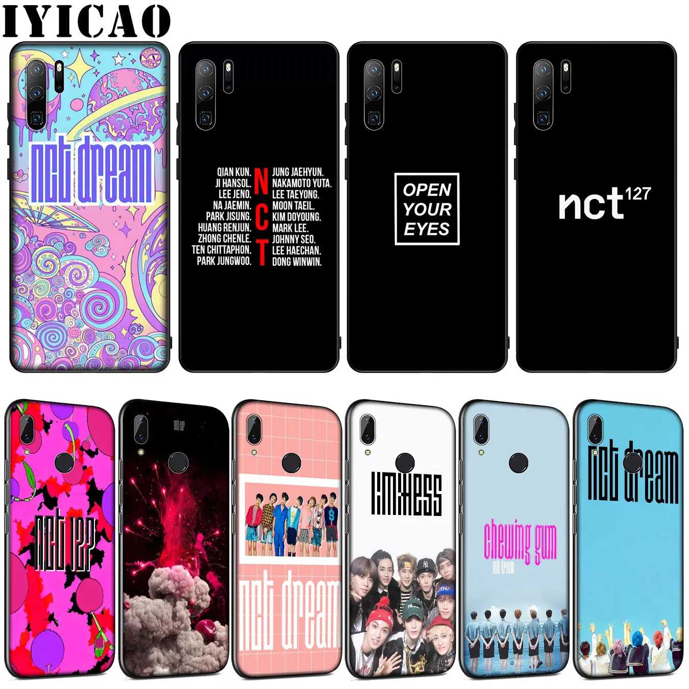 Мягкий силиконовый чехол kpop NCT 127 DREAM U для Huawei P30 P20 Pro P10 P9 Lite Mini 2017 2016 P Smart Z Plus 2019 |