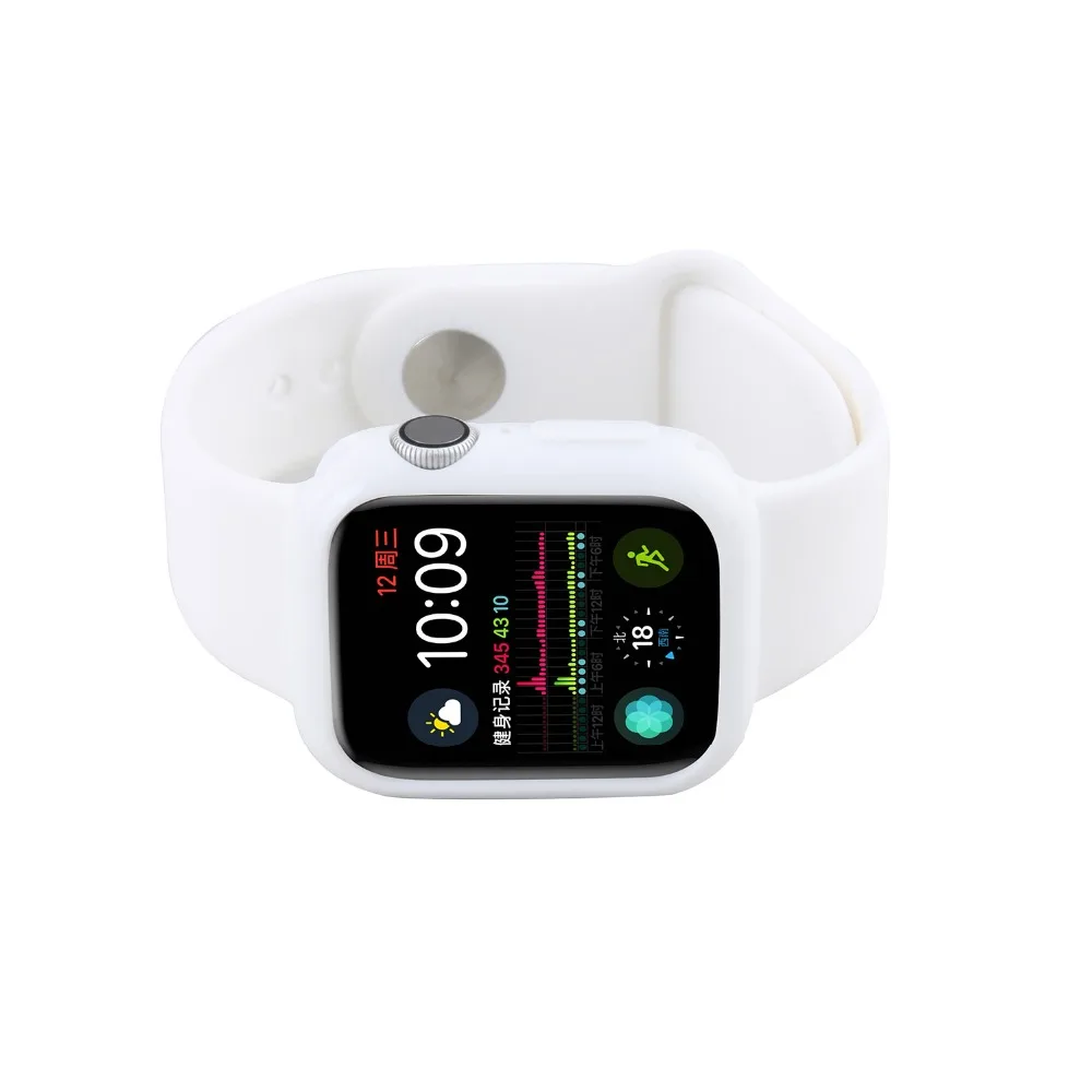 Чехол-бампер для часов из ТПУ для Apple Watch 5, 4, чехол 44 мм, 40 мм, высококачественные защитные аксессуары для часов iWatch 5, 4