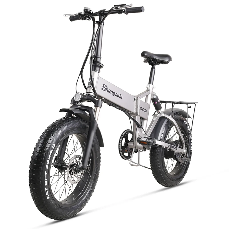 Electric Bike 500W City Bike Folding  Electric Bicycle Electric Mountain Bike 20 inch 4.0 Fat Tire ebike  48V Lithium Battery