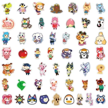 10/30/50/100pcs Cute Game Animal Crossing Graffiti Stickers Cartoon Decals Scrapbook Diary Laptop Phone DIY Sticker for Kids Toy 4