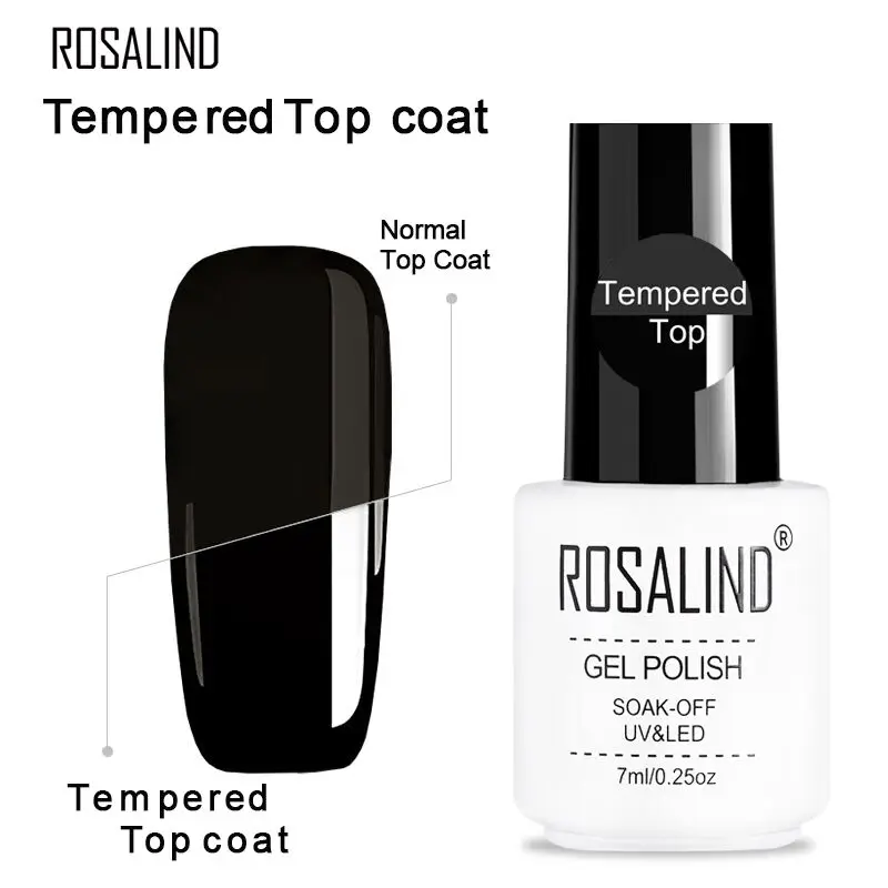 RCTTOP ROSALIND трещина гель лак для ногтей расширение цветная основа лак для ногтей Гибридный маникюрный набор основа верхнее покрытие для УФ Led Полупостоянный - Цвет: RCTTOP