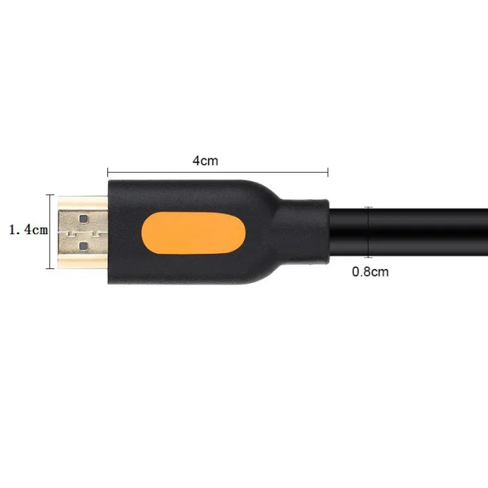 HDMI плоский кабель HDMI версии 2,0 Высокое Скорость Ethernet Поддержка видео в формате 4K HD 1080p 1,5/3/5/10/15/20 м H-best