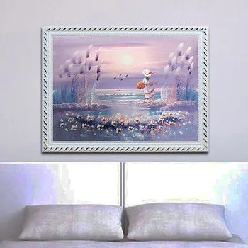 

Factory Direct Selling Bedroom Landscape Painting Modern Minimalist Simple European Hotel Home Improvement Handmade Painting Dec