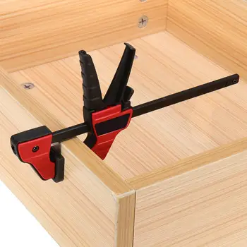 

Vertical F Clamp Mini Clip Fast Fixture Woodworking Carpentry Clamps Repair Tool Heavy-Duty Jig Clip Clamps Fixed Clamp
