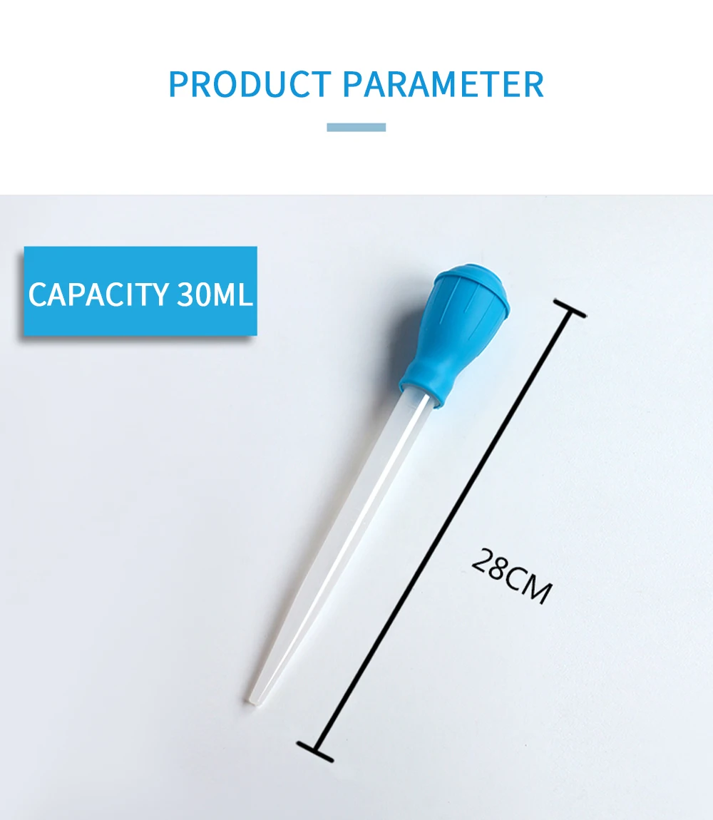 Manual Aquarium Gravel Cleaning Straw Fish Tank Water Changer Aquarium Clean Pipette Dropper Waste Remover 28/43CM 30/50ML Tube