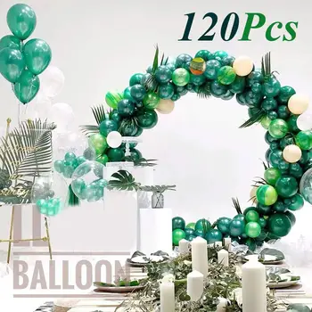 

Jungle Safari Theme Party Decorations Green Balloon Arch Garland Set Favors for Kids Boys Birthday Baby Shower Decorations