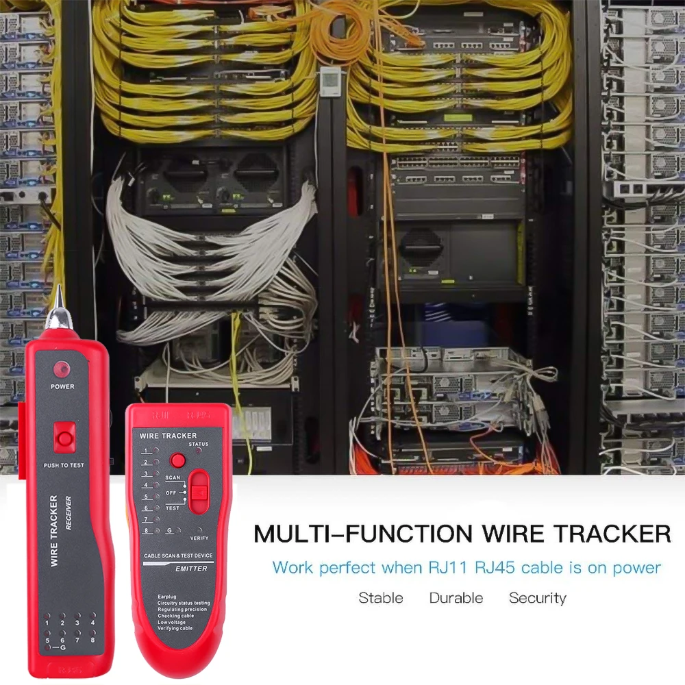 Network Detector Line Finder Kebidumei testador cat5