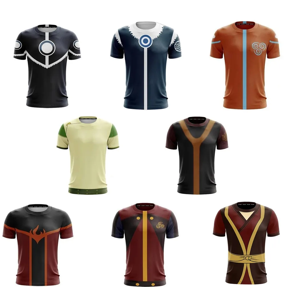Киноаватар последняя рубашка Airbender летняя футболка с коротким рукавом для