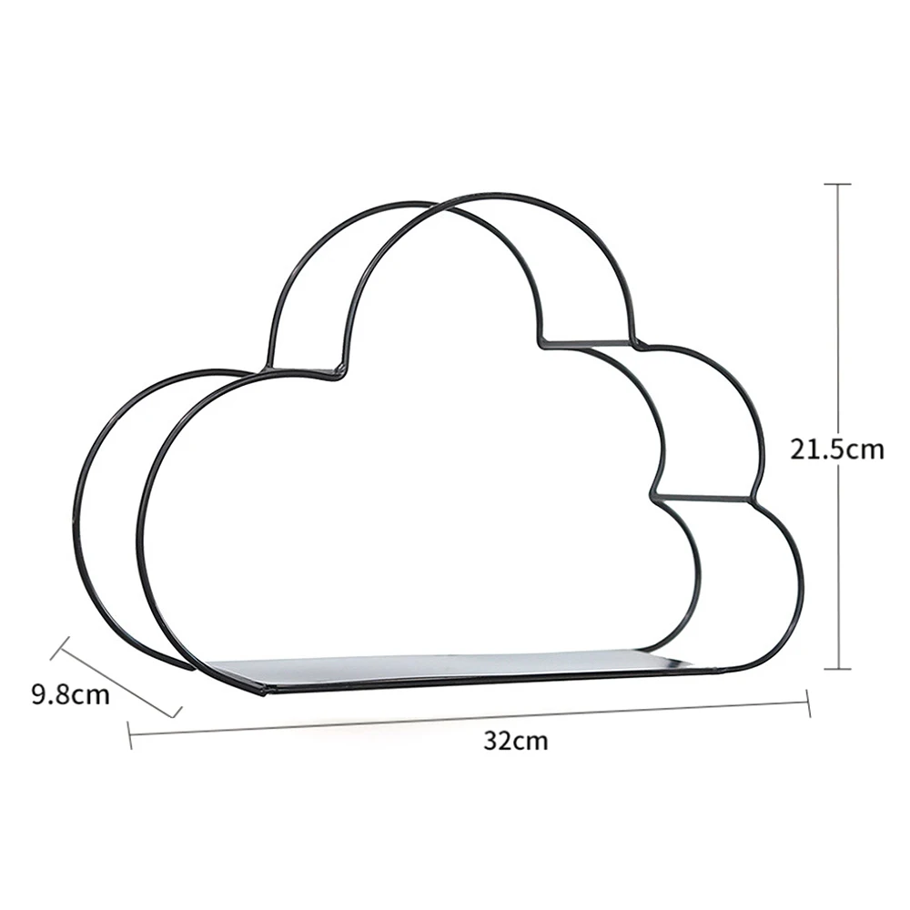 Креативный стиль облако дизайнерская полка горшечный орнамент держатель для хранения полки для дома гостиной украшения стены